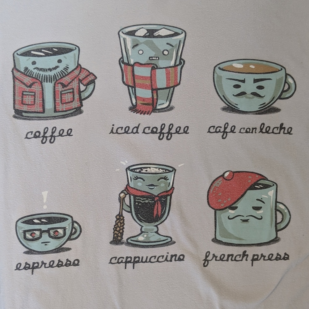 Grpahic Tee mens mediumn in grey